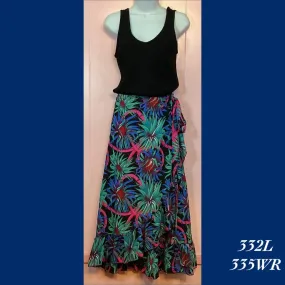 322L - 335WR , Wrap skirt long