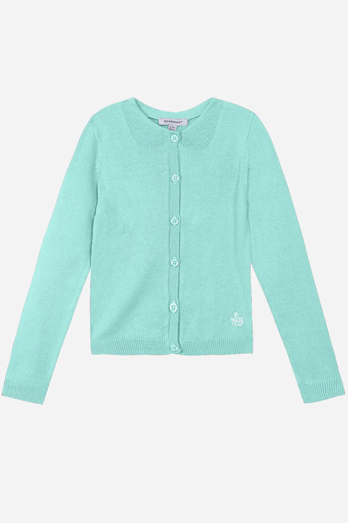 3pommes Seagreen Girls Cardigan (Size 2/3 left)