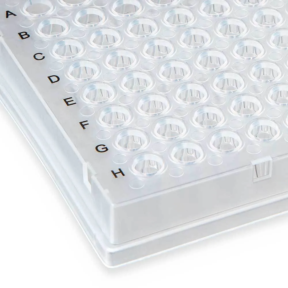 96-well PCR plate, 0.2mL, PP, natural, full skirt