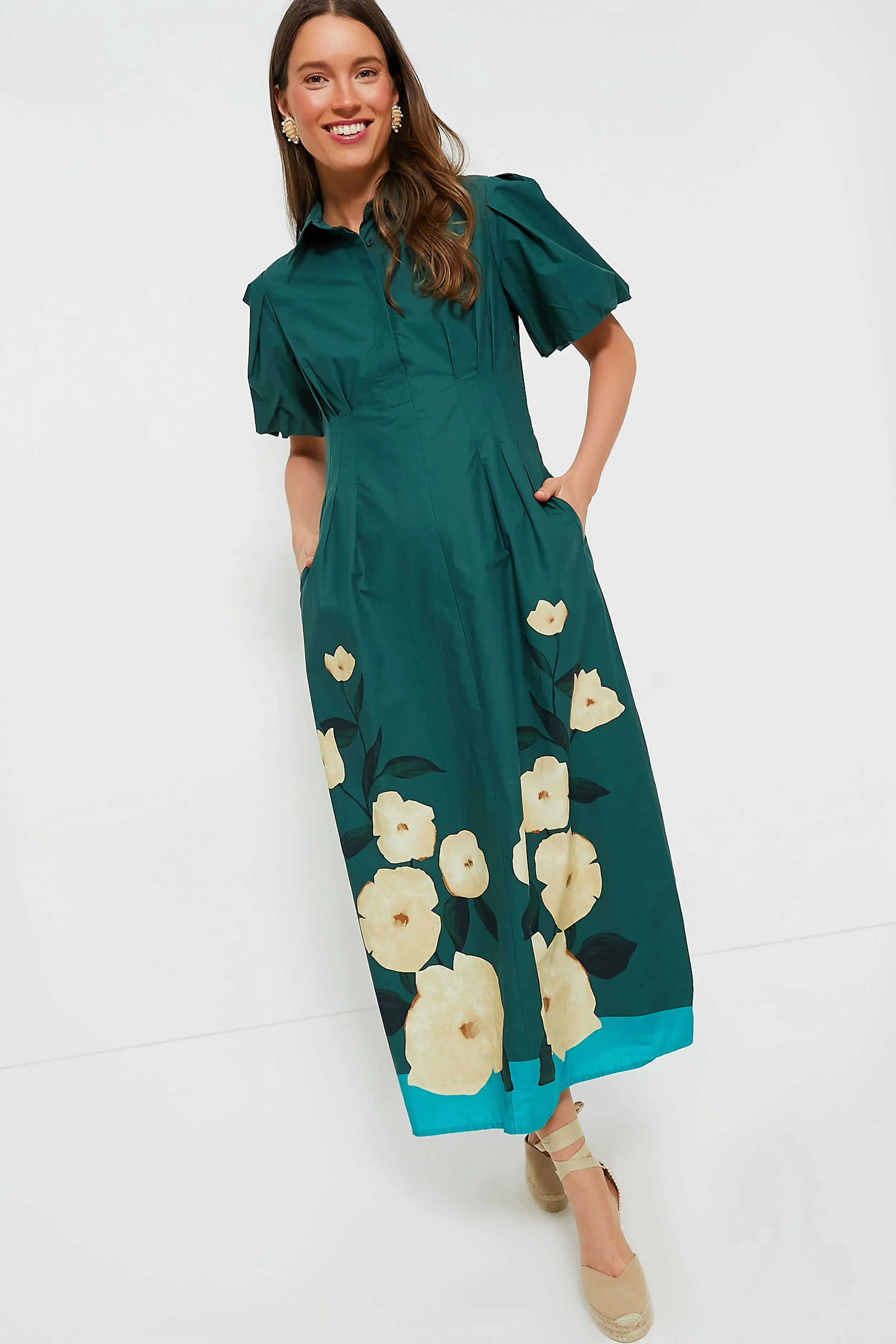 Aegean Blossoms Delaney Dress