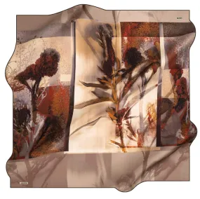 Aker Wild Flower Turkish Silk Scarf No. 11