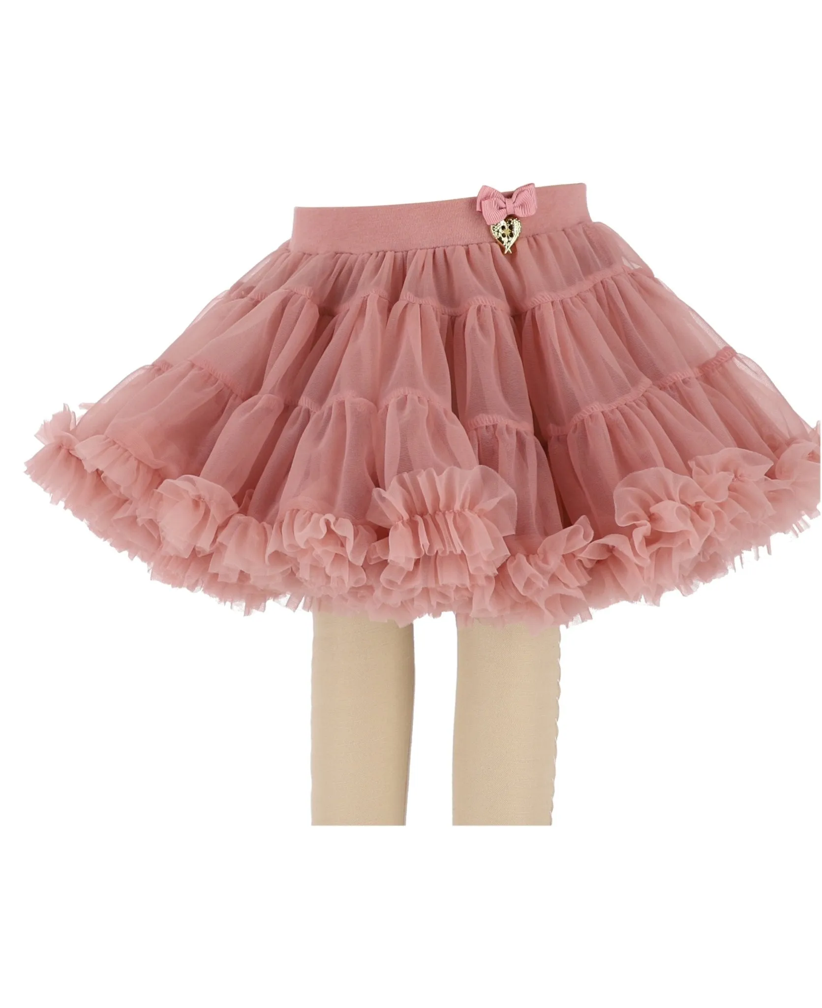 Angel's Face Girls Pixie TEA ROSE Tutu Skirt