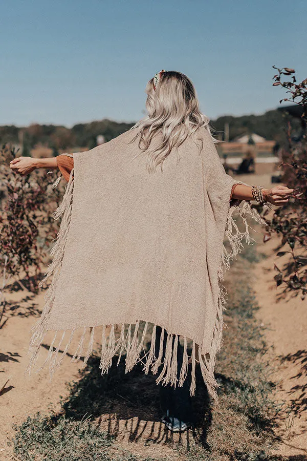 Aspen Air Knit Poncho