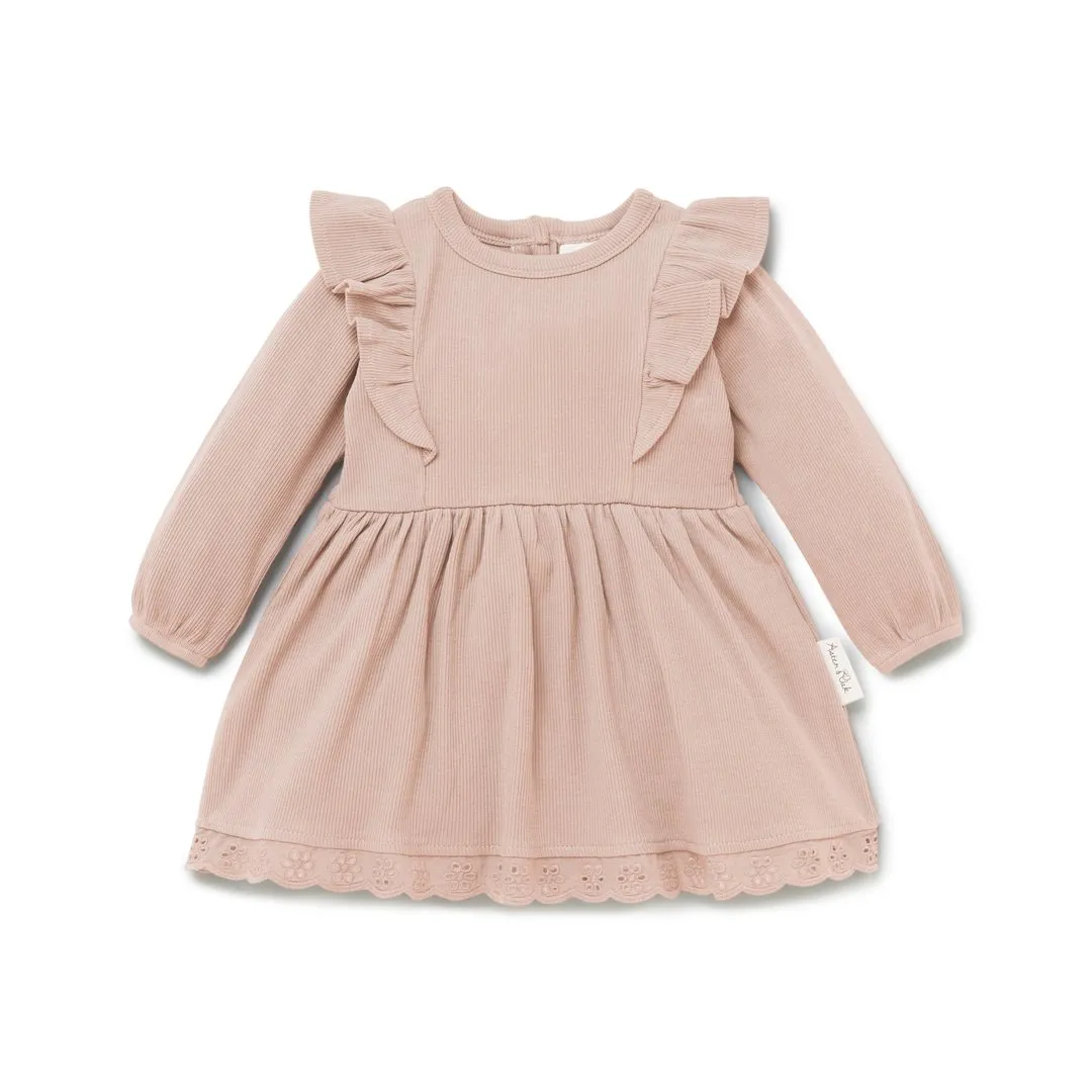 Aster & Oak | Cameo Rose Ruffle Dress