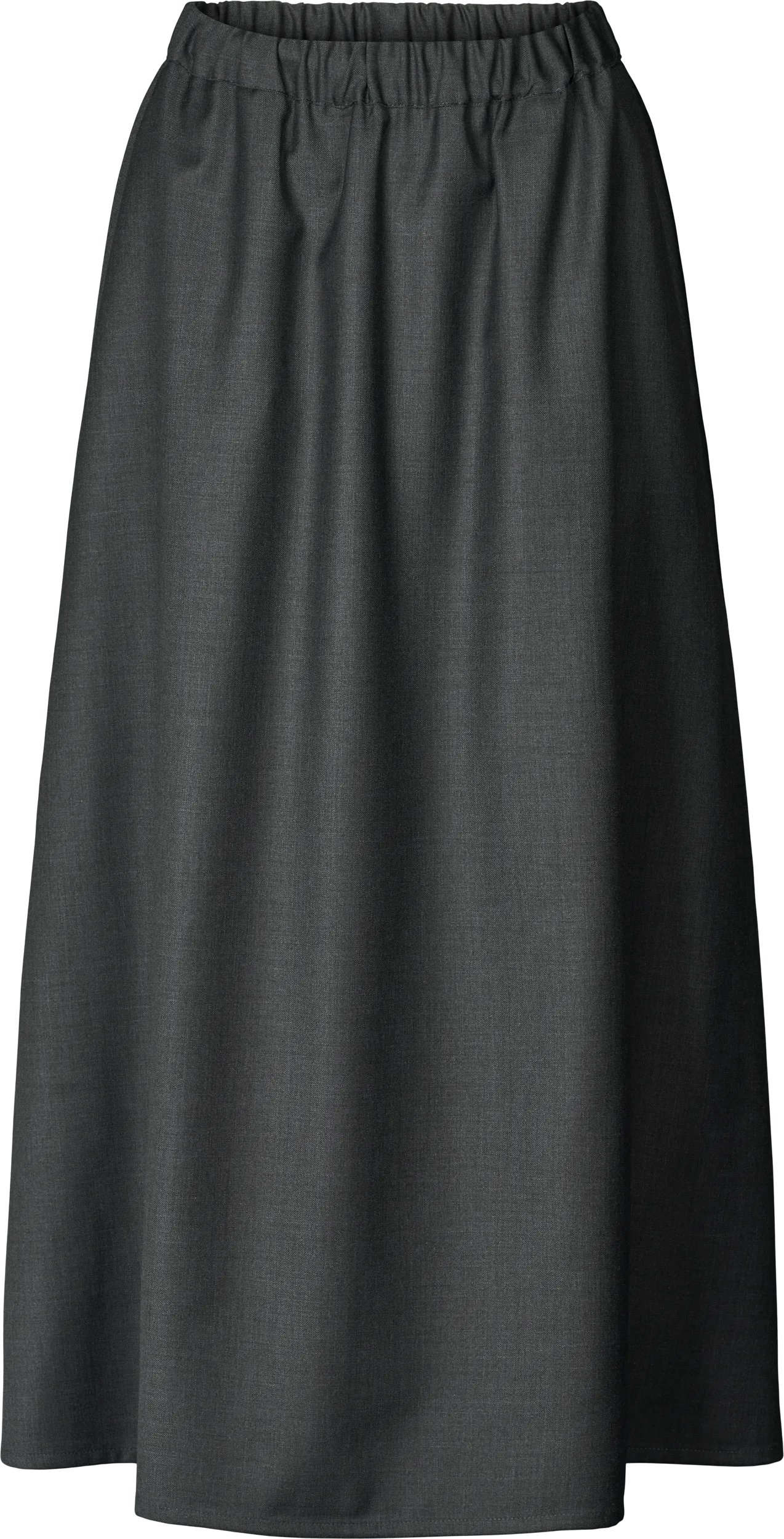 Astrid Wool Skirt - Dark Grey