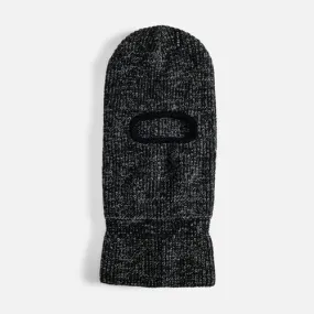 Autumn Marl Balaclava - Black