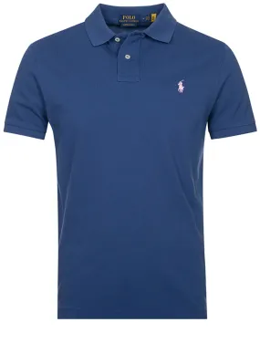 Basic Mesh Polo Shirt Royal