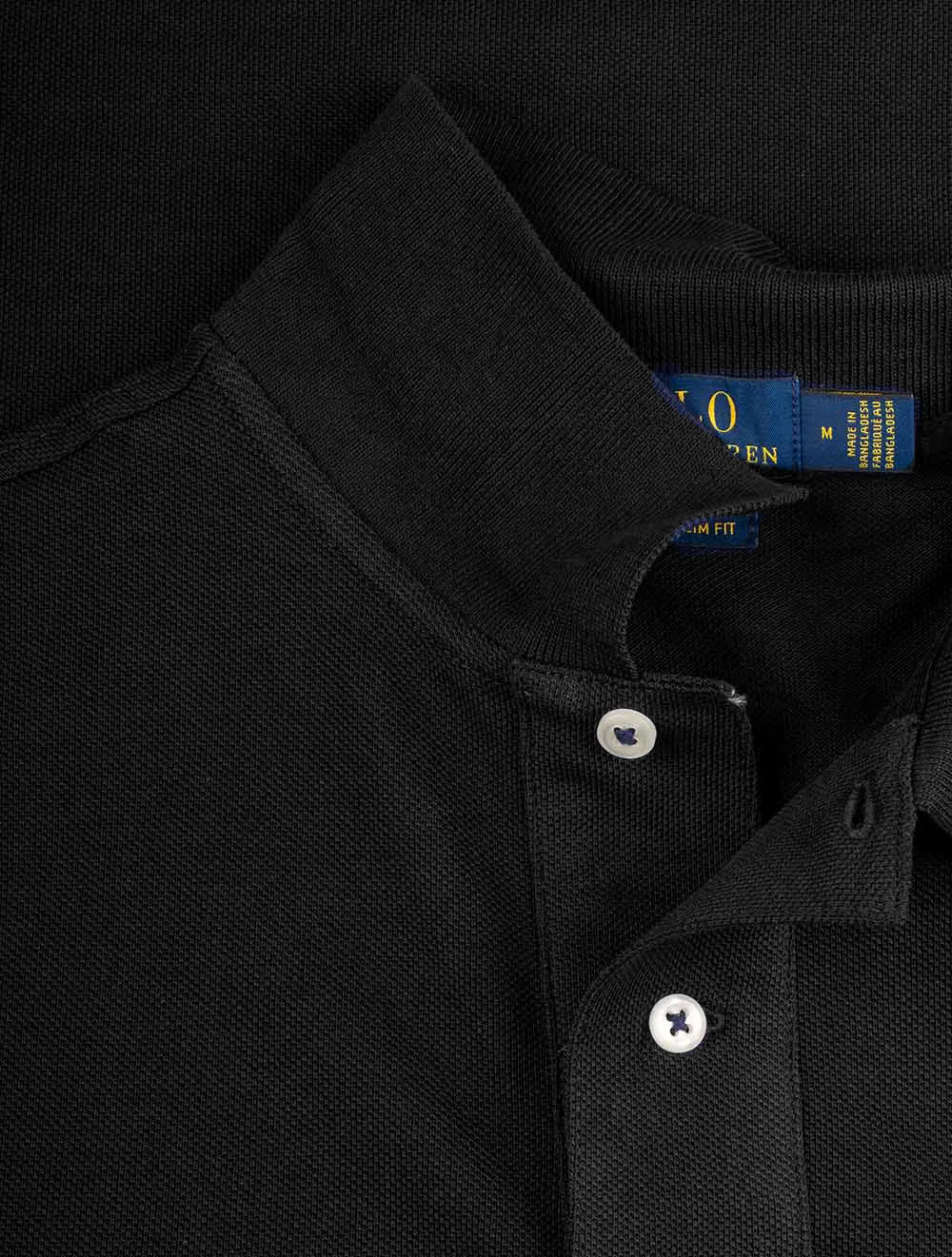 Basic Short Sleeve Polo Black