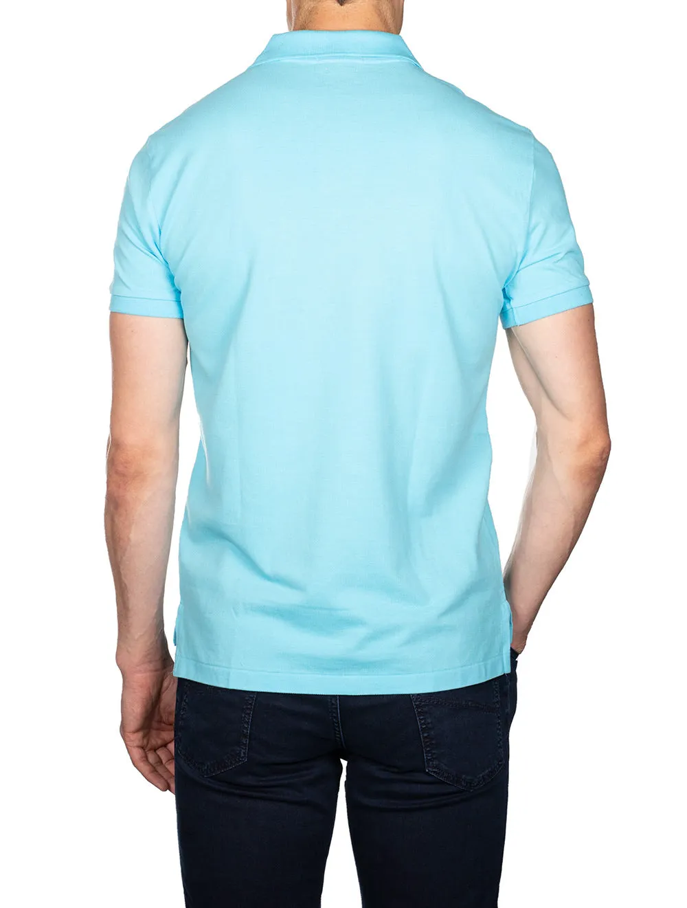 Basic Short Sleeve Polo Elite Blue