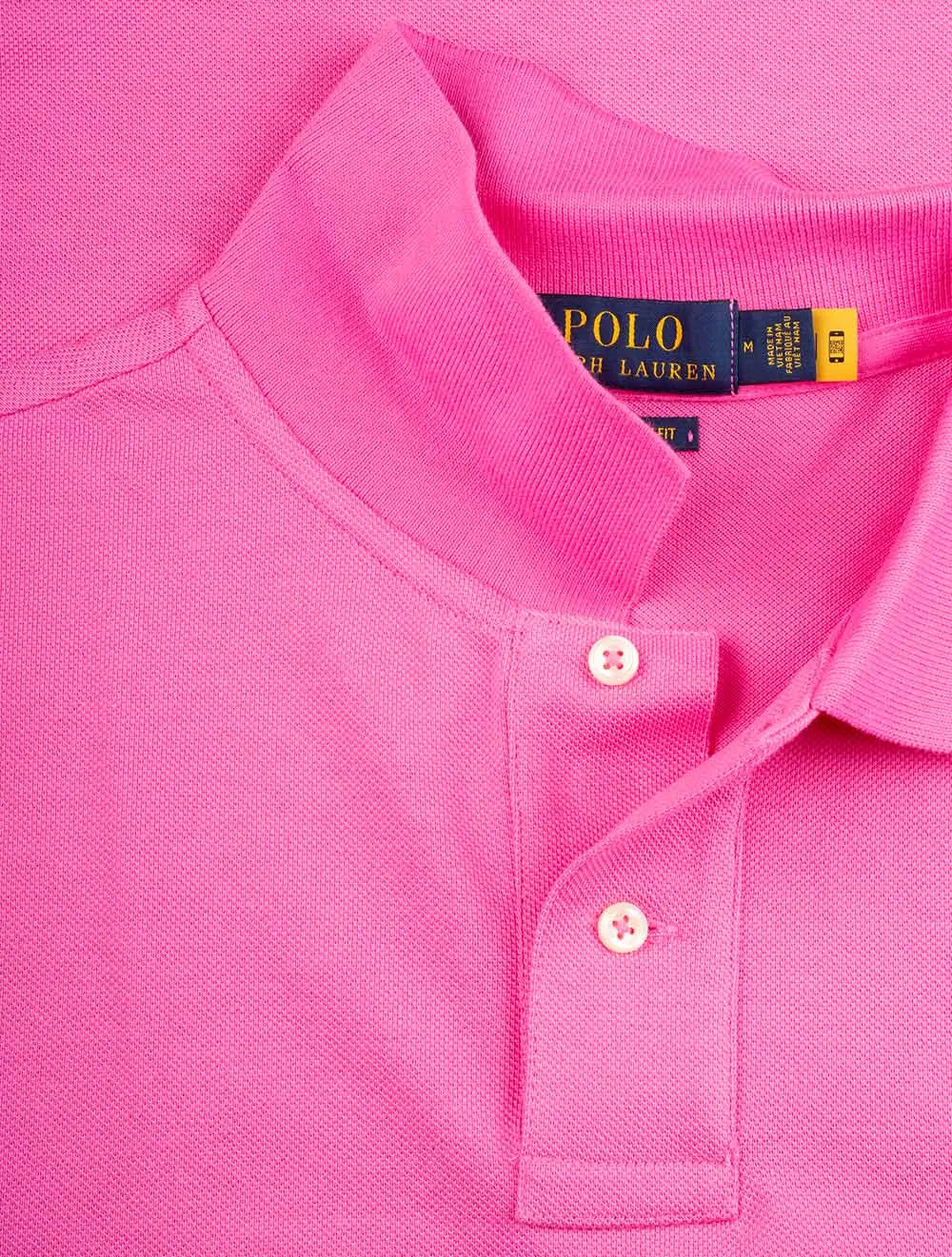 Basic Short Sleeve Polo Pink