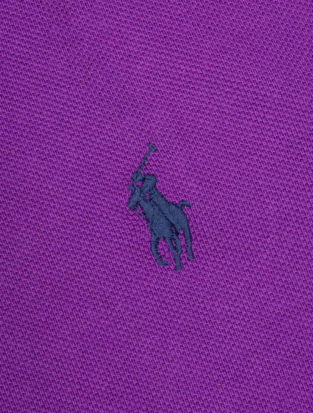 Basic Short Sleeve Polo Purple