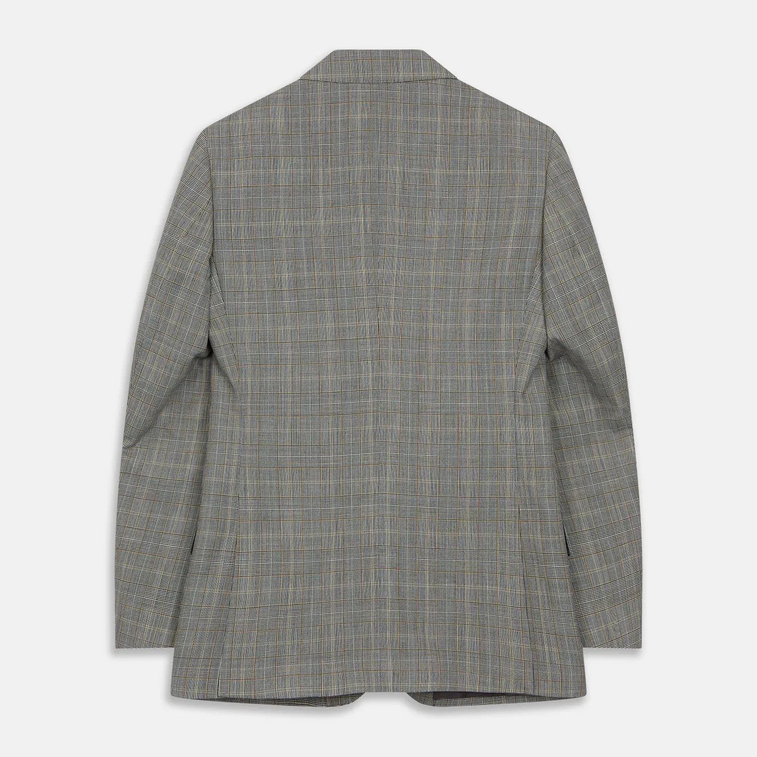 Beige Wool Prince-of-Wales Check Jacket