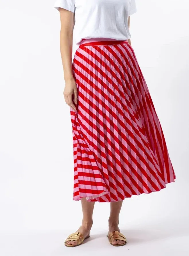 Brigette Skirt - Pink & Red