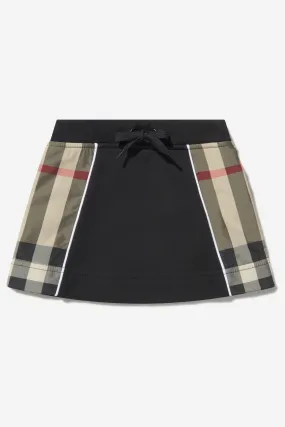 Burberry Baby Girls Check Trim Jersey Skirt