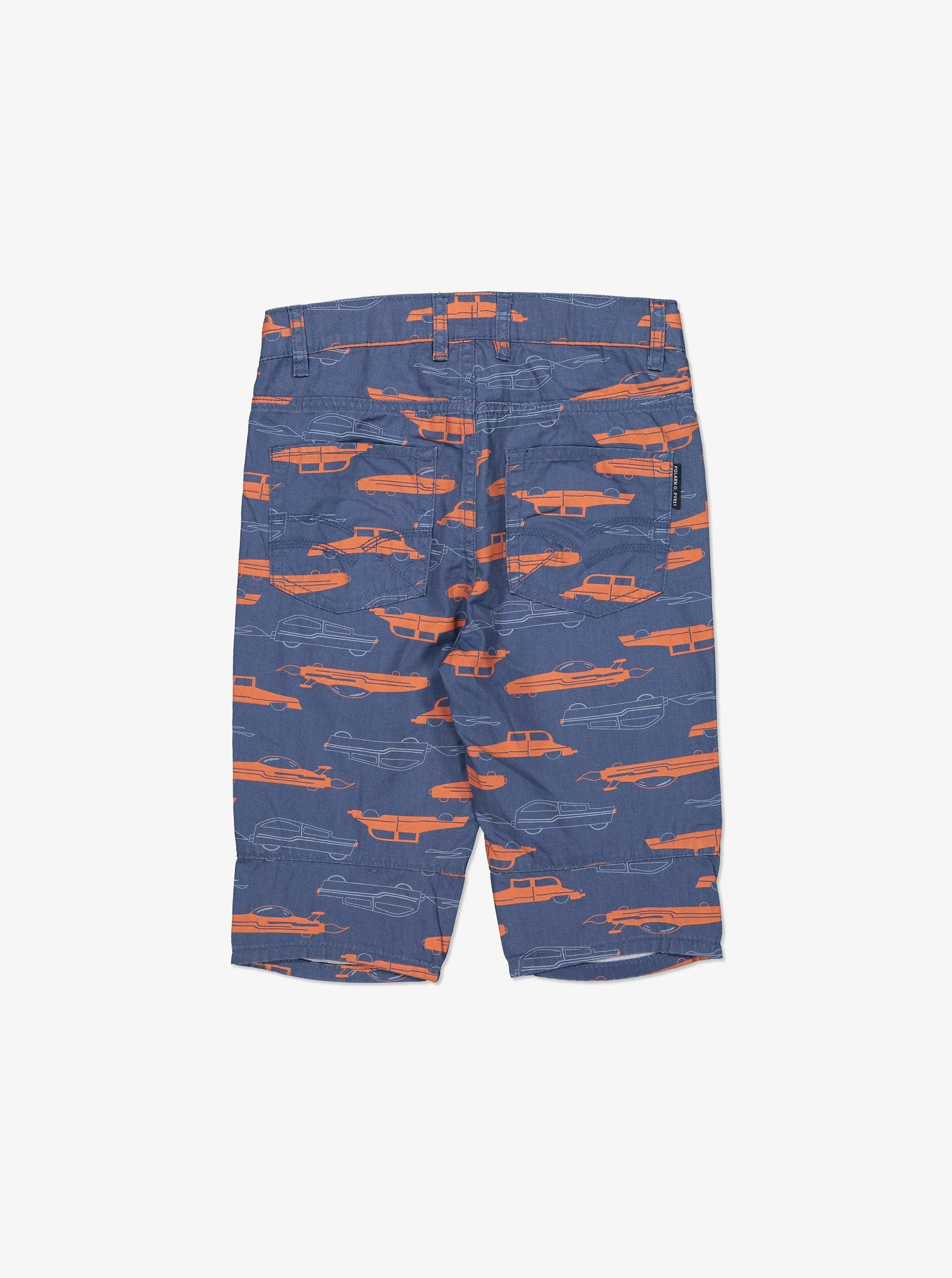 Car Print Kids Shorts