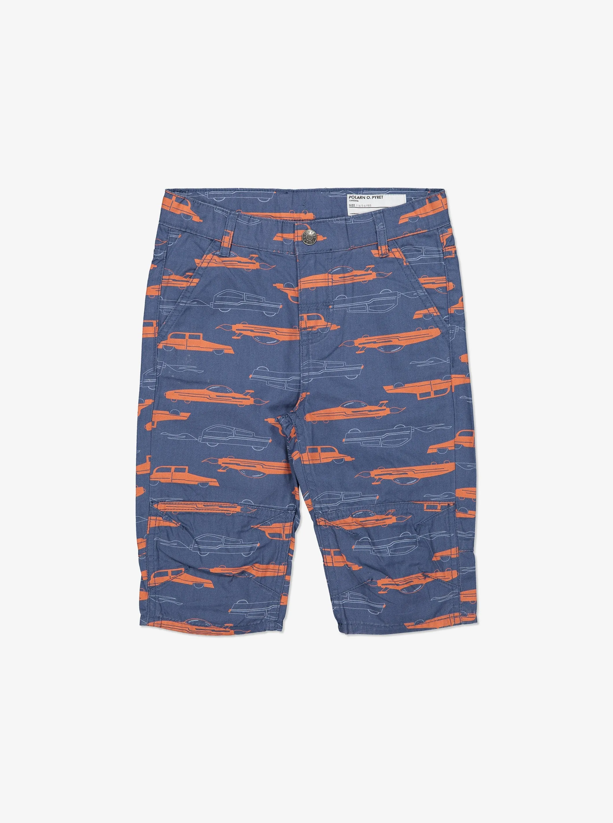 Car Print Kids Shorts