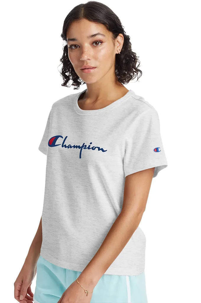 Champion Girlfriend Women's Tee, Script Logo