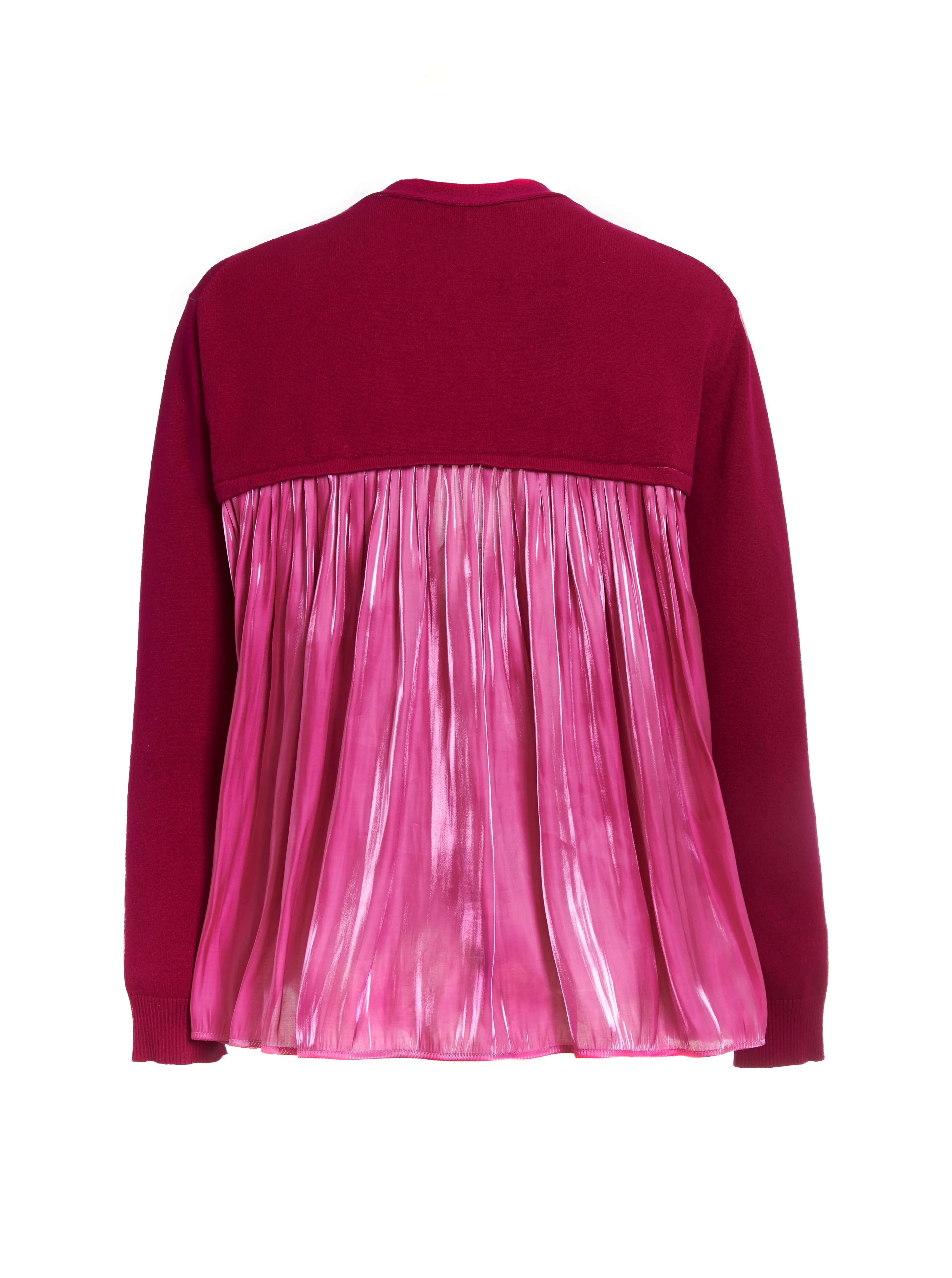 CHARMEUSE BACK CARDIGAN, FUCHSIA