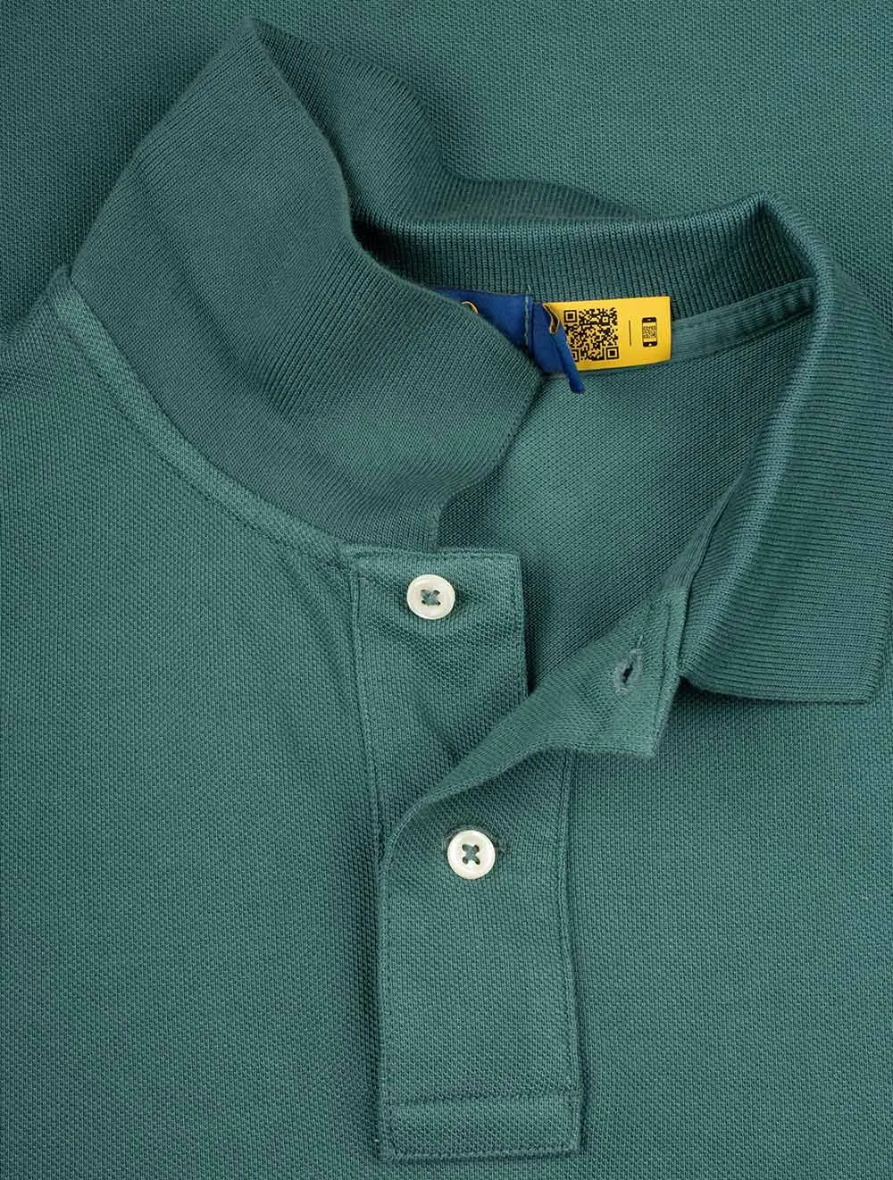 Classic Fit Polo Tartan Green