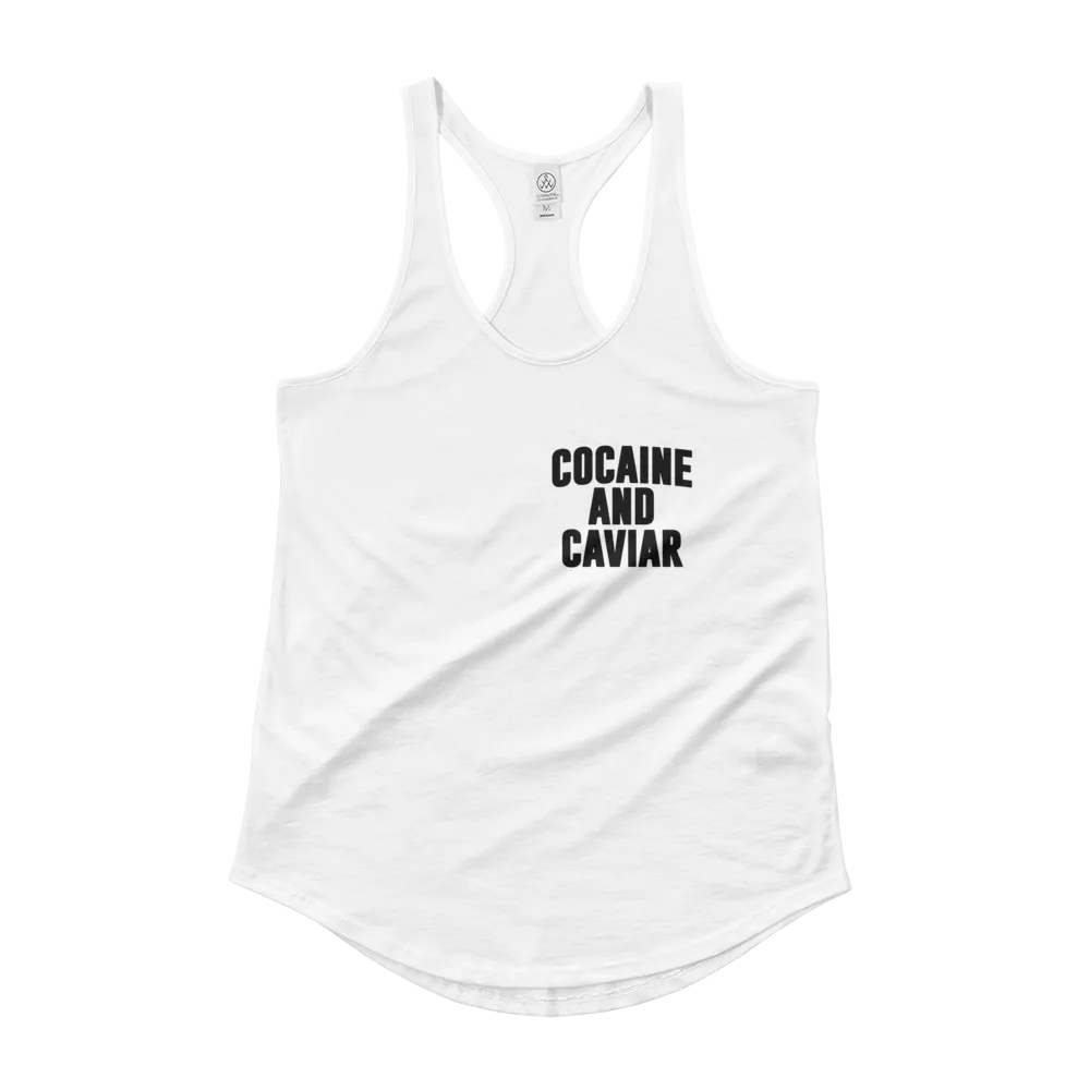 COCAINE & CAVIAR LADIES RAZOR TANK