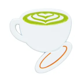 Coffee Talk - Green Tea Latte Soft Enamel Pin