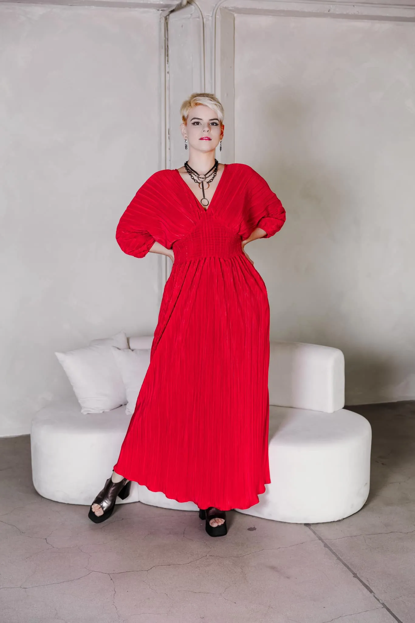 Colla Voce Dress "Red"