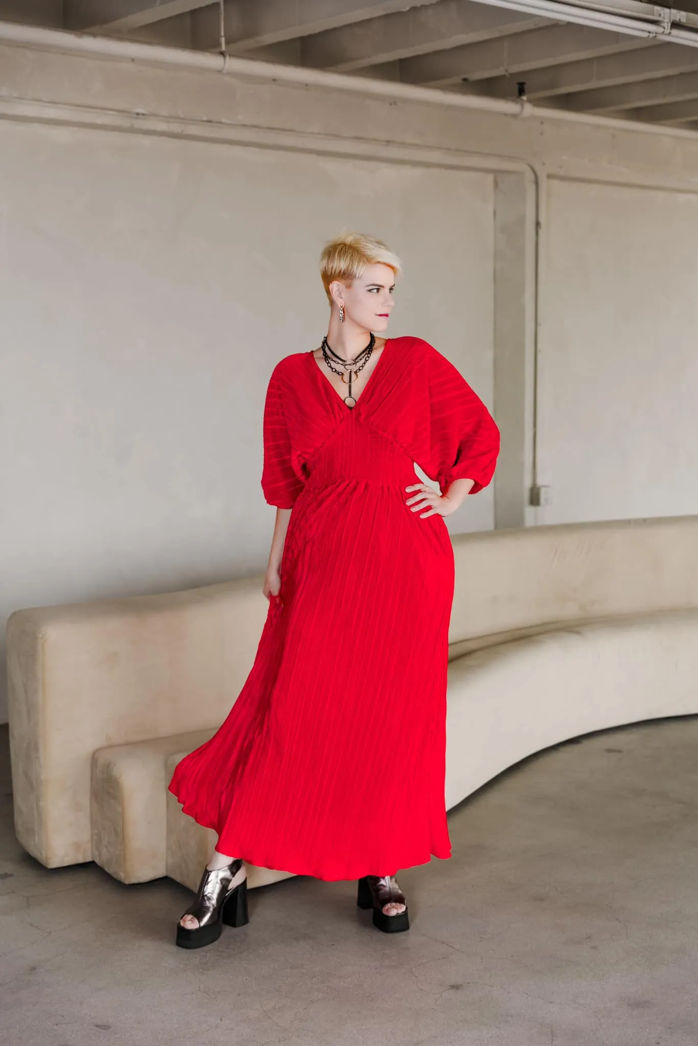 Colla Voce Dress "Red"