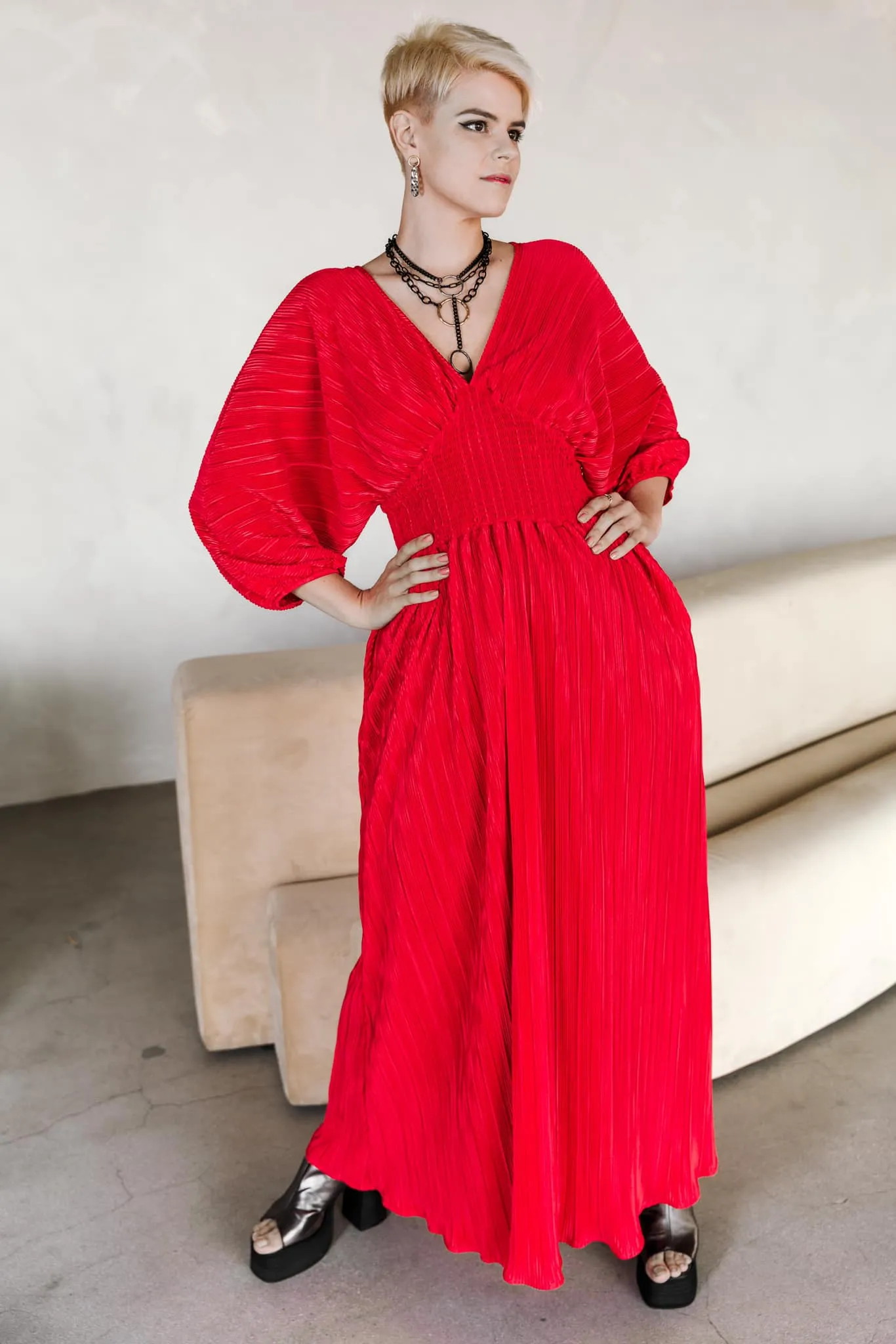 Colla Voce Dress "Red"