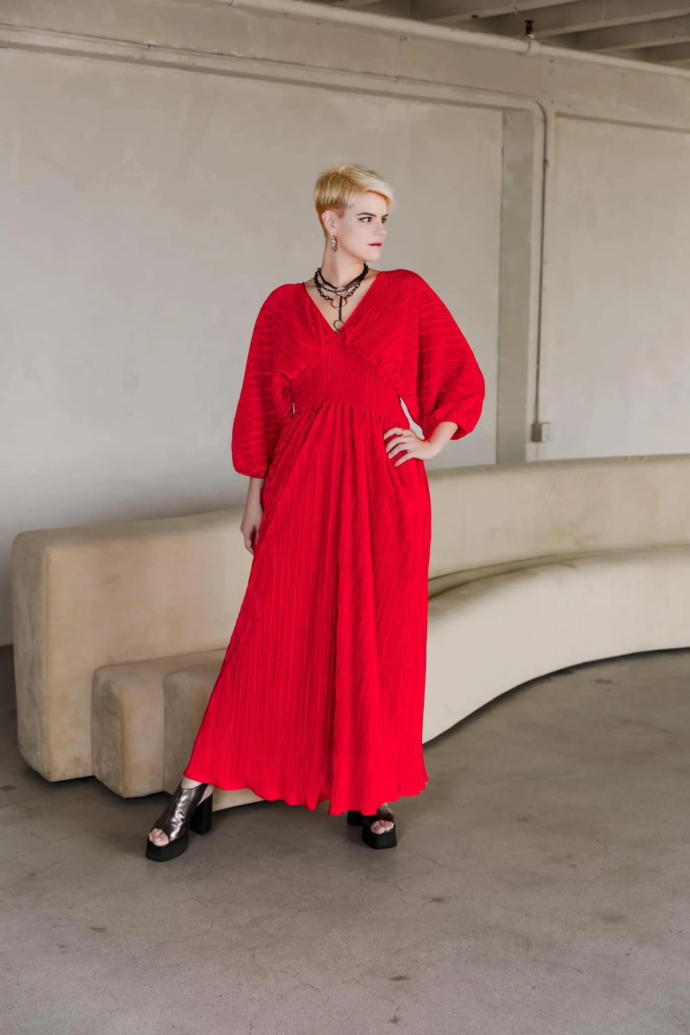 Colla Voce Dress "Red"