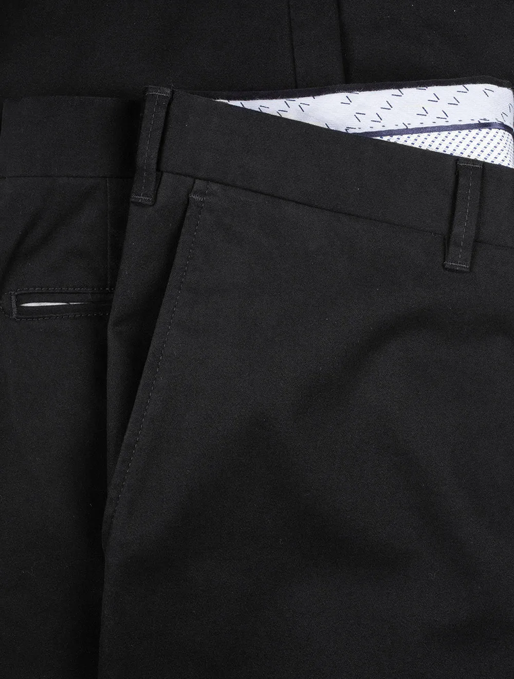 Cotton Chinos Jasper Black