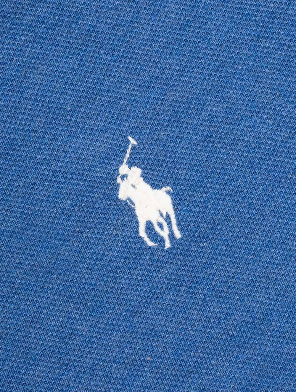 Custom Slim Fit Mesh Polo Shirt Blue