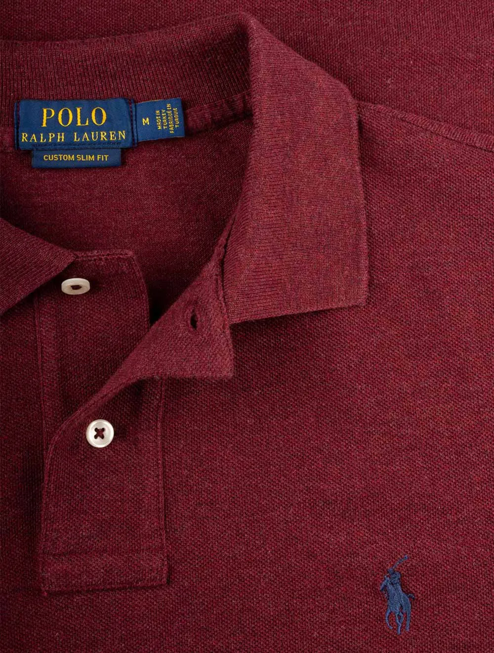 Custom Slim Fit Mesh Polo Shirt Wine