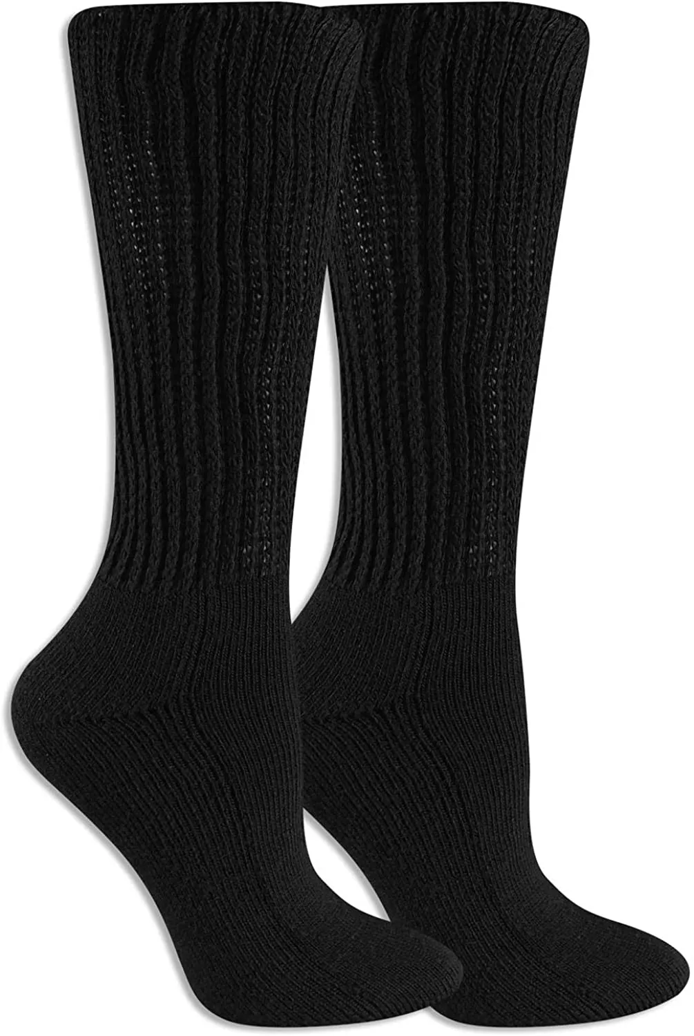 Dr. Scholl's Women's Advanced Relief BlisterGuard Wide Top Crew Socks 2 Pair