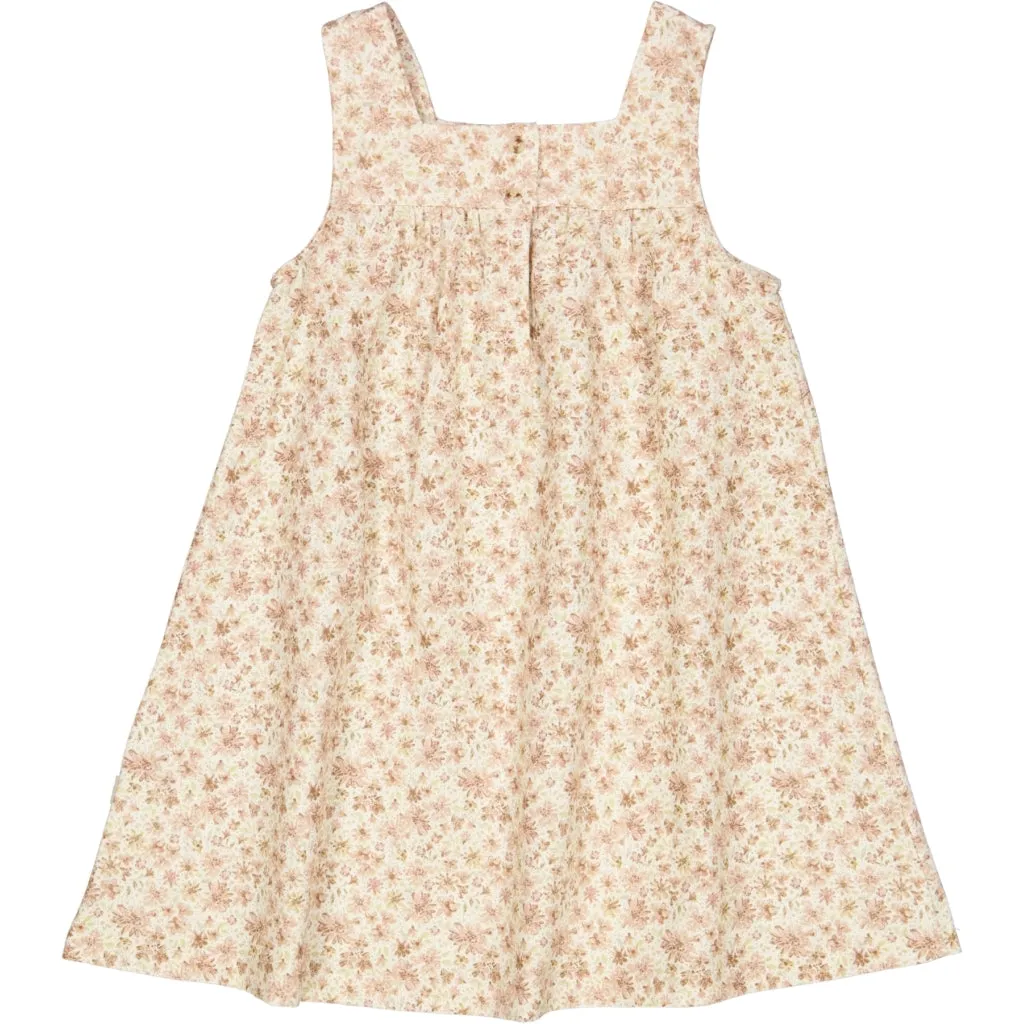 Dress Ayla - eggshell flowers