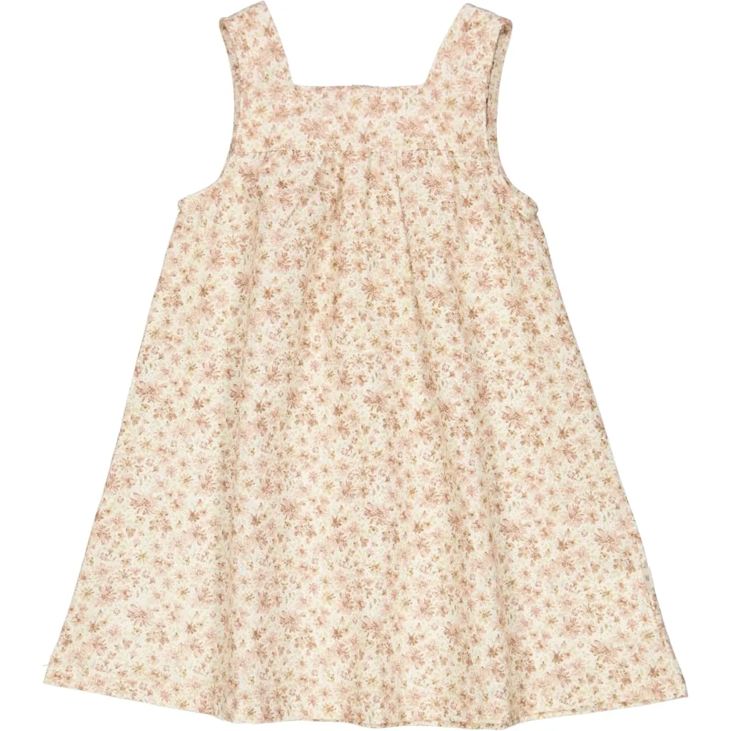 Dress Ayla - eggshell flowers