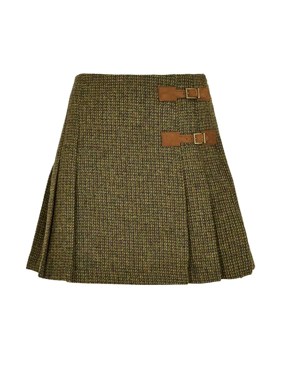 DUBARRY Blossom Ladies Tweed Skirt - Heath