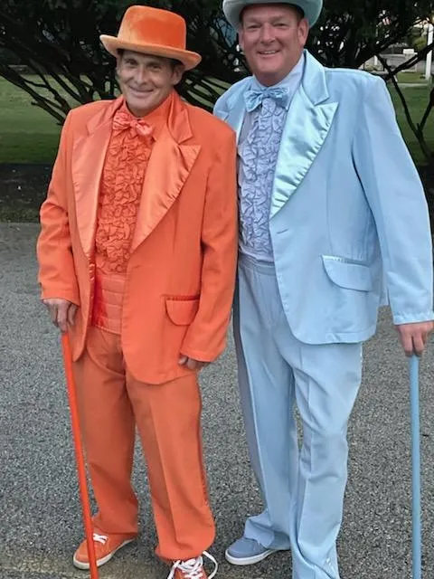 Dumb and Dumber Costume / 1970's Tuxedo / Formal Tuxedo / Deluxe / Light Blue