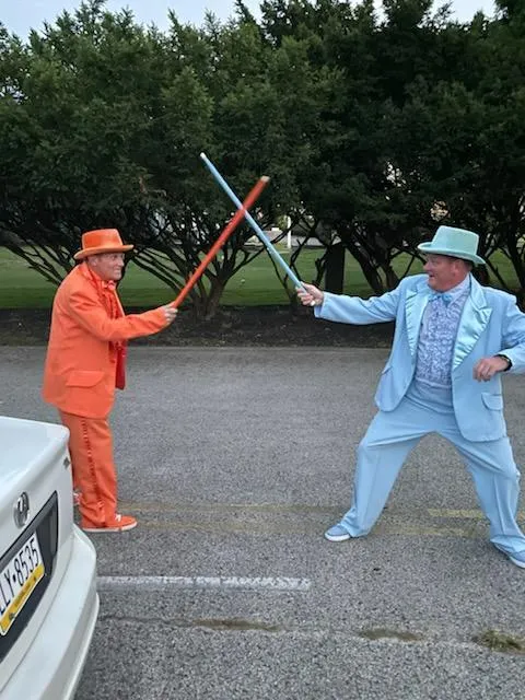 Dumb and Dumber Costume / 1970's Tuxedo / Formal Tuxedo / Deluxe / Light Blue