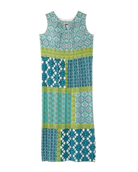 Duncan Town Maxi | Azure Blue / Kelly Green