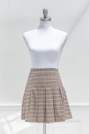 Elisa Plaid Mini Skirt