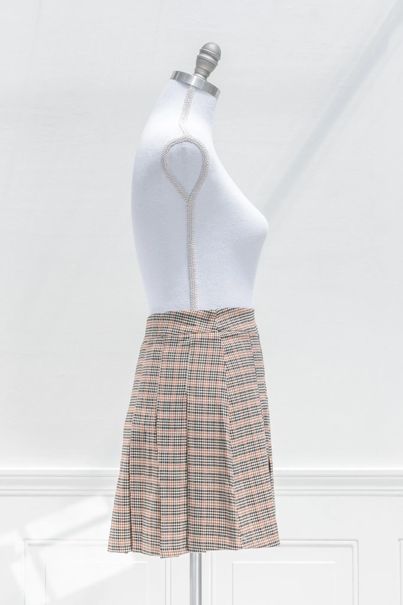 Elisa Plaid Mini Skirt