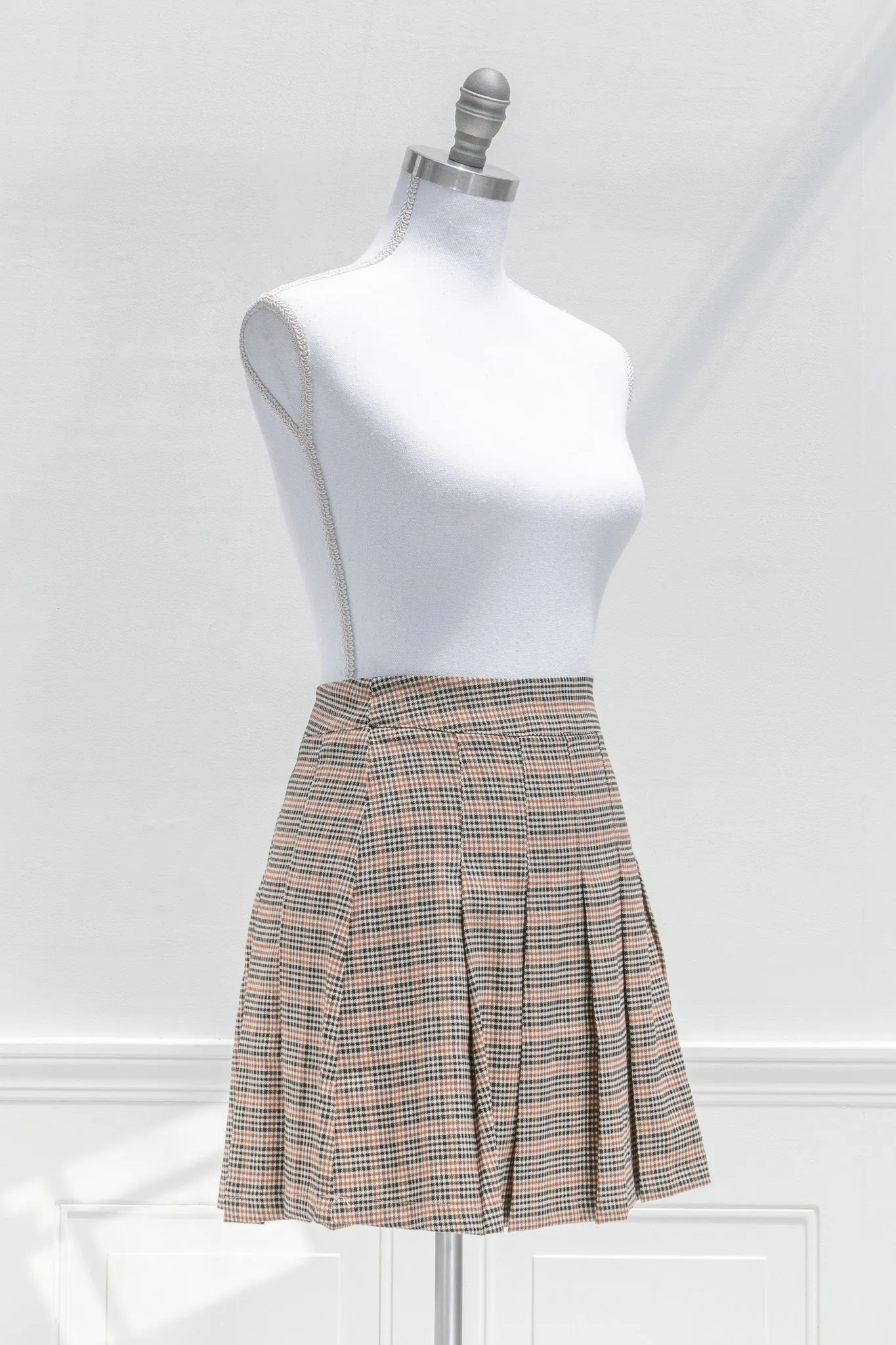 Elisa Plaid Mini Skirt