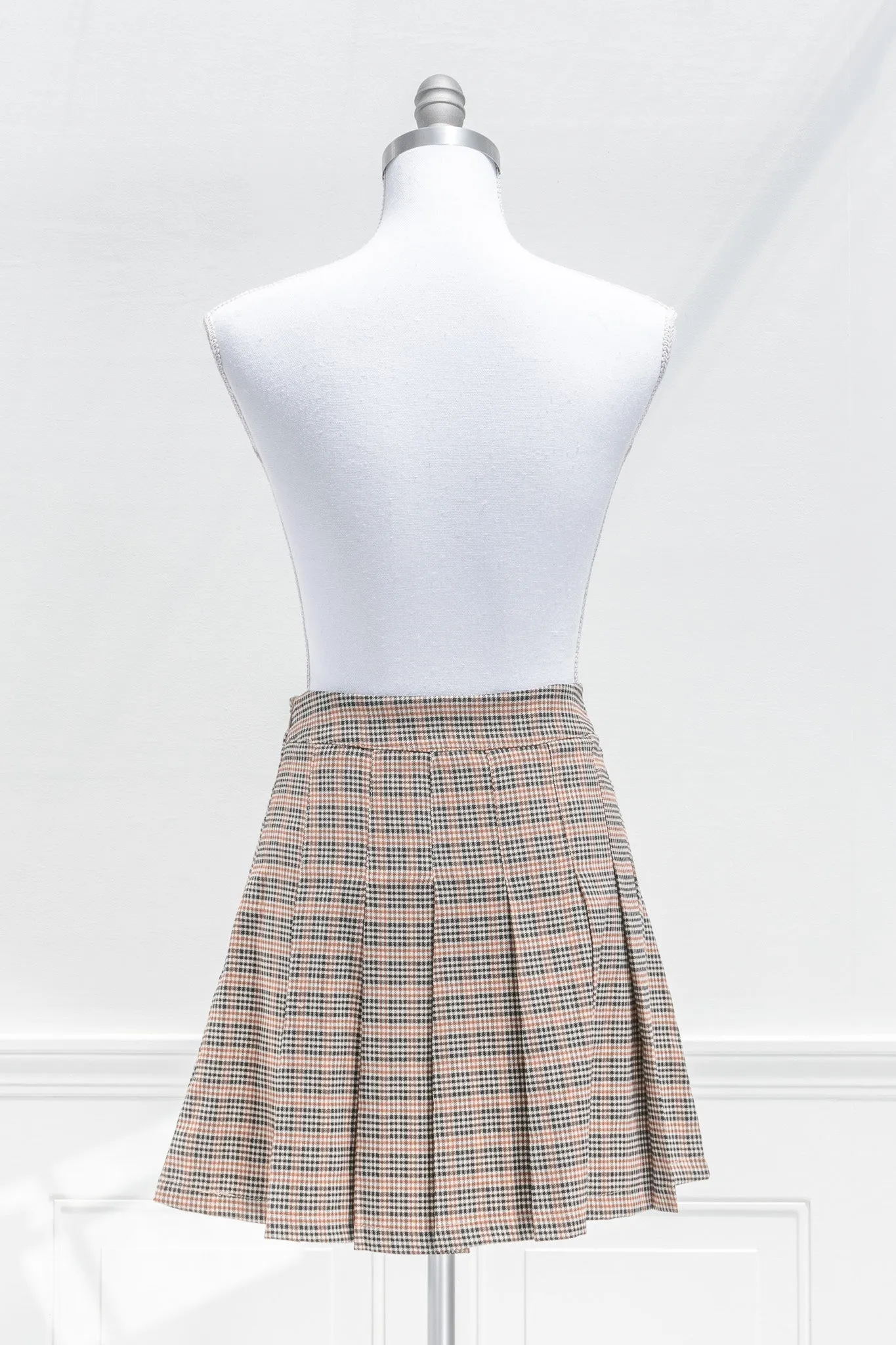 Elisa Plaid Mini Skirt