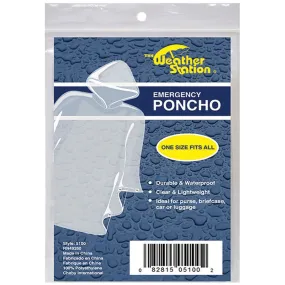 Emergency Rain Hooded Poncho