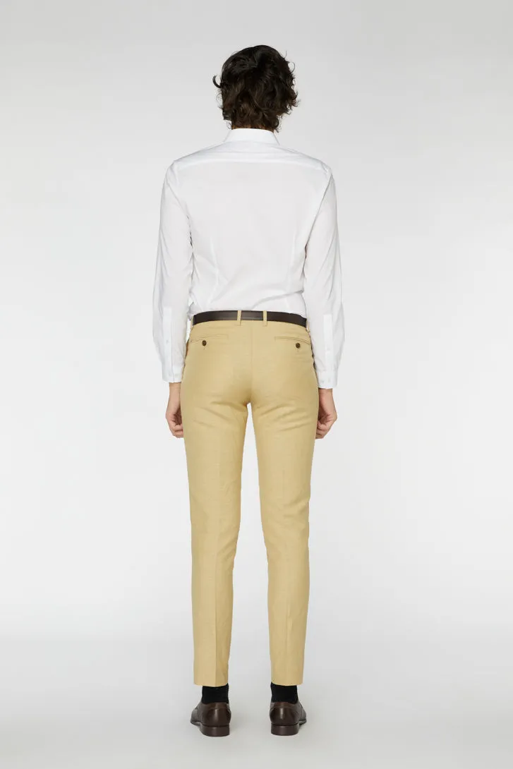 Fawn Linen Suit Pant