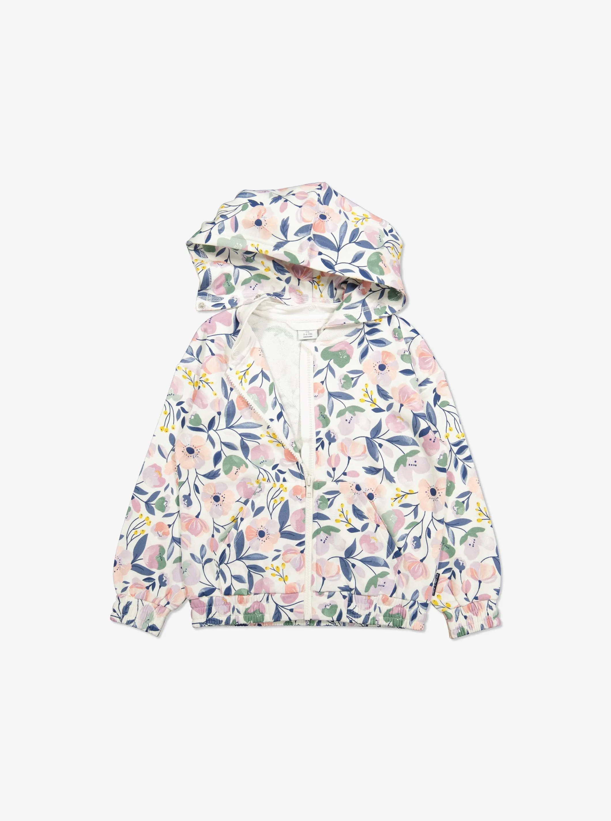 Floral Print Kids Hoodie