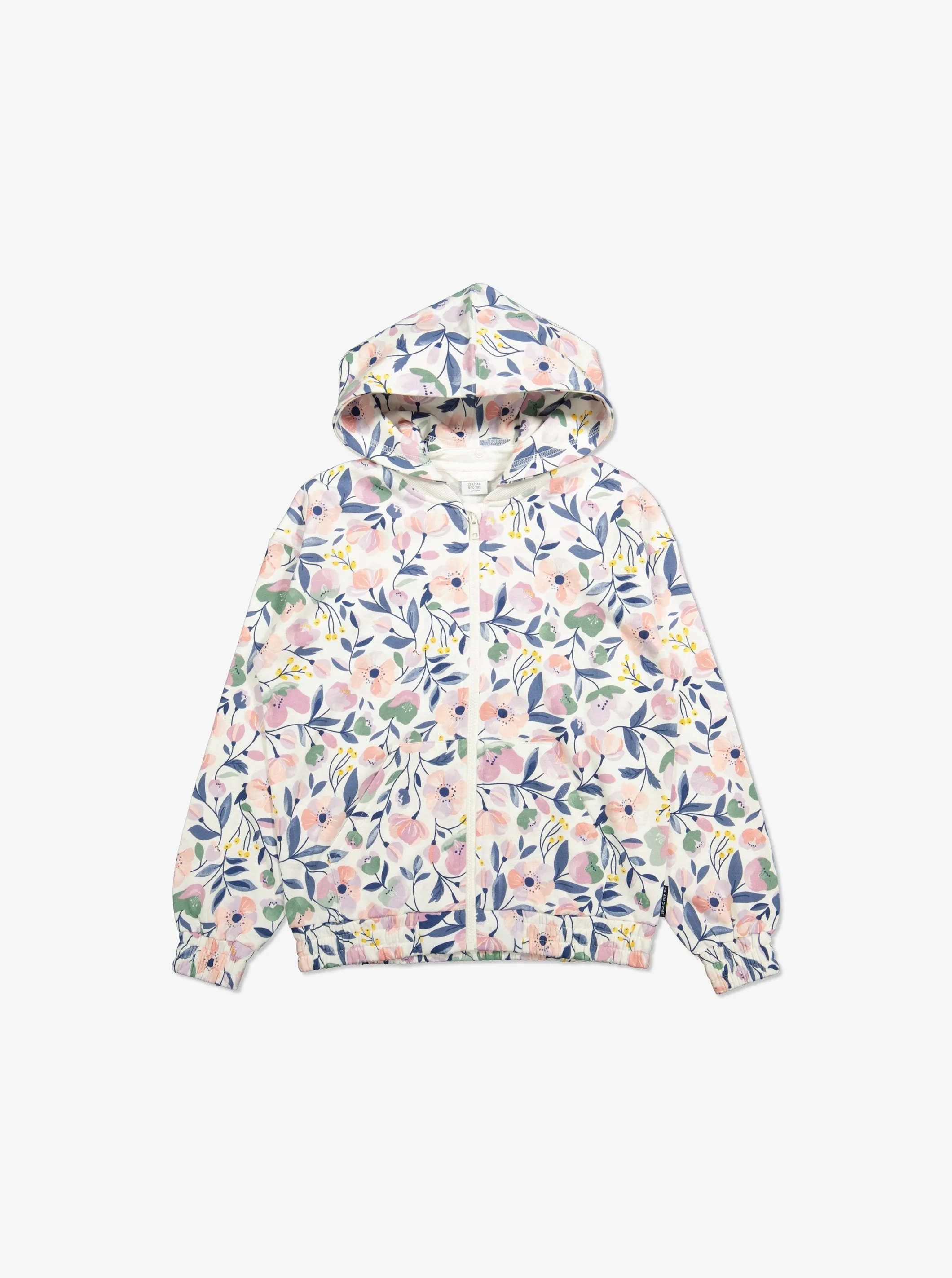 Floral Print Kids Hoodie