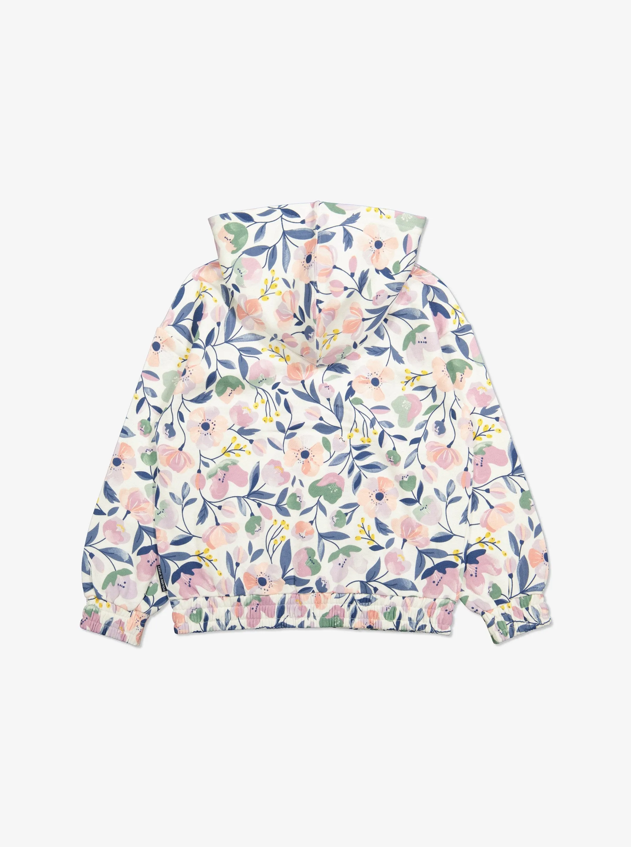 Floral Print Kids Hoodie