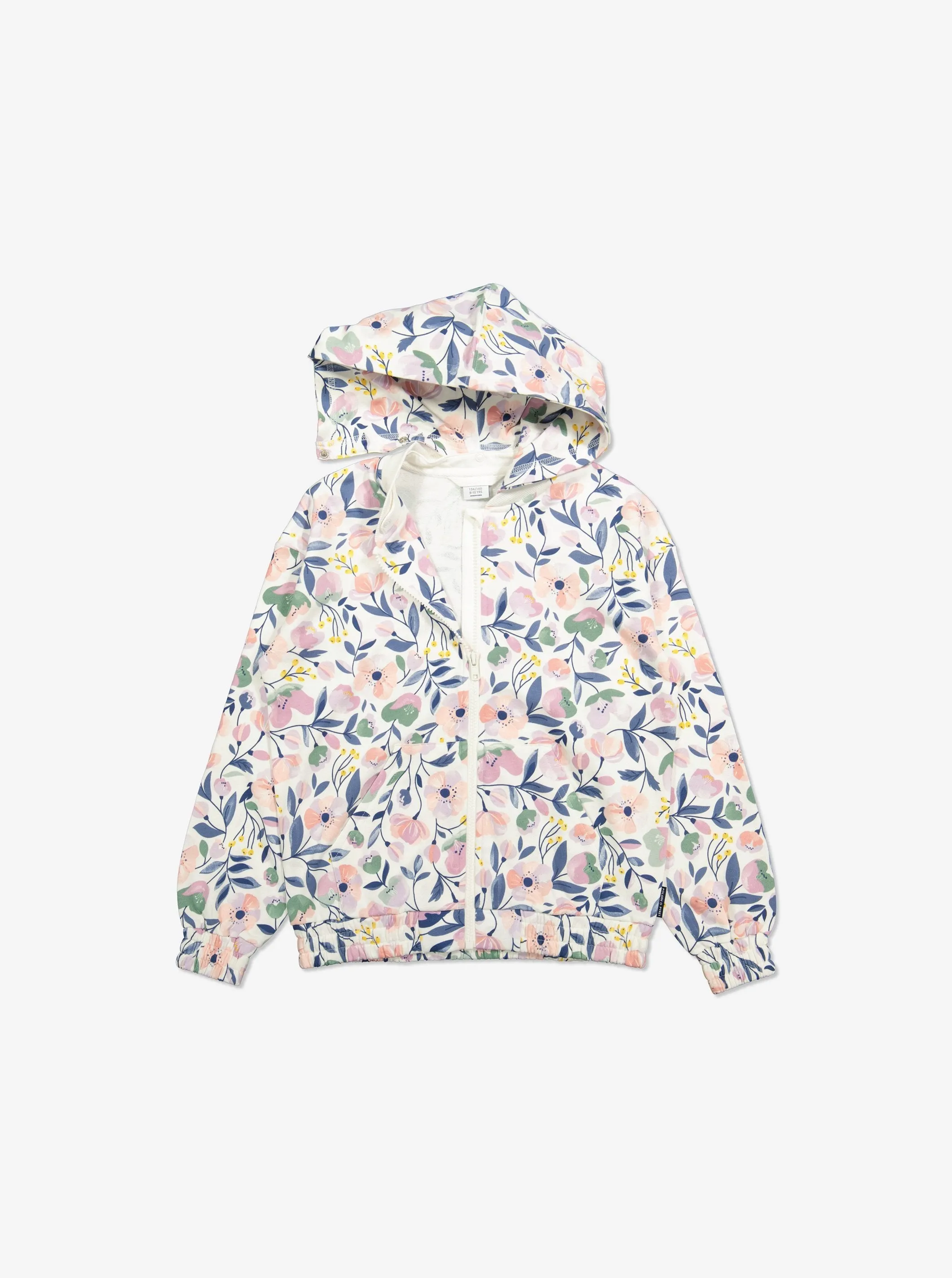 Floral Print Kids Hoodie