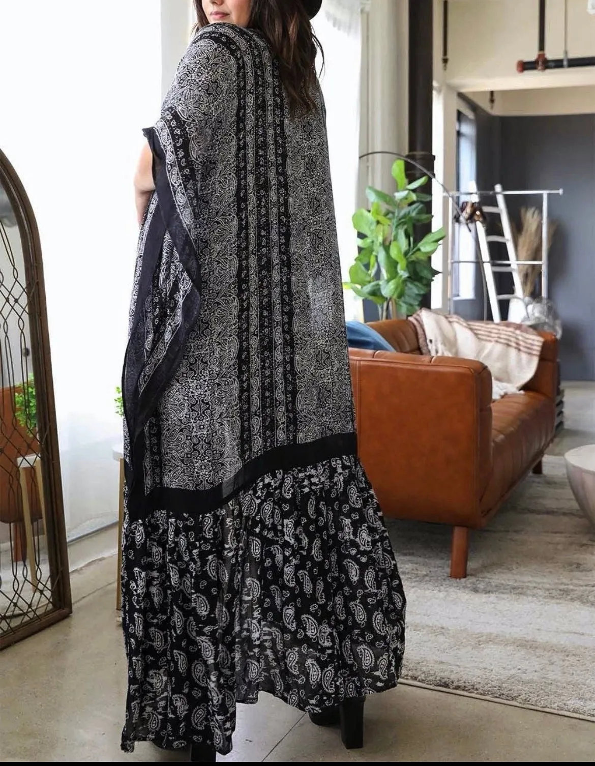 Free Flow Kimono Duster Boho